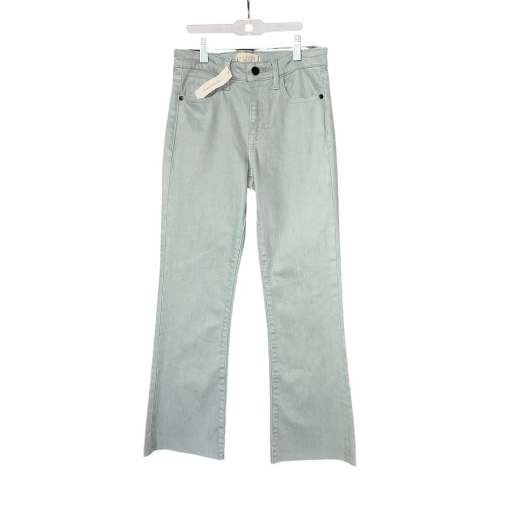 Harper Heritage Sage Kick Crop Jeans in Sage Green NWT